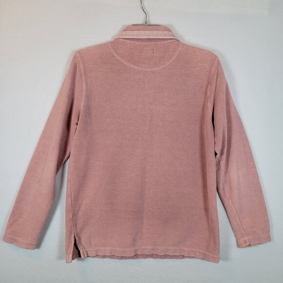 Territory Ahead Womens Terrycloth Snap Shirt Size Medium Pink Outdoor Hiking - Picture 8 of 9